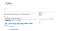 Desktop Screenshot of feedback.advantagedatabase.com